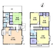 古河市女沼H邸貸家の間取り画像
