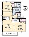 グランベレオ大門の間取り画像