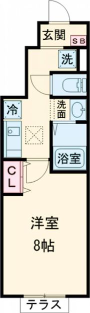 ルミエール鳥栖の間取り画像