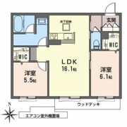 シャーメゾン ディア ガーデンズの間取り画像