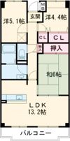 オルテンシアKOBEの間取り画像