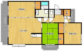 カーサあんとく弐番館の間取り画像