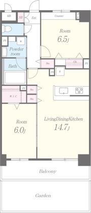 ルシアン西山天王山の間取り画像