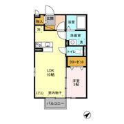 メルベーユパル Ⅱの間取り画像