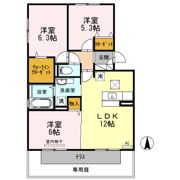 メゾンドヒルの間取り画像