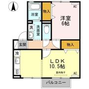 シャルマン笹沖 B棟の間取り画像