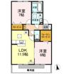 リビングタウン岩国 A棟の間取り画像