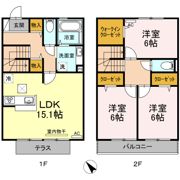 ルチア美里の間取り画像