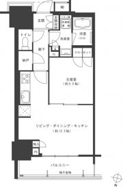 グランクロスタワー広島 アイコートの間取り画像