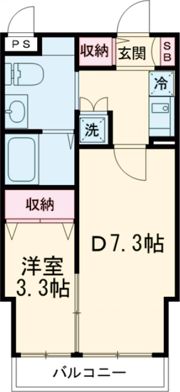 ゴールドライフマンション宇都宮の間取り画像