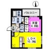 キャバーン愛宕の間取り画像