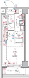 クレヴィスタ横浜綱島の間取り画像