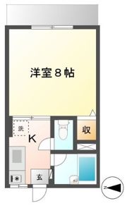 福田ハイツの間取り画像