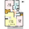 レセンテAの間取り画像