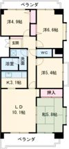エスポア曙の間取り画像