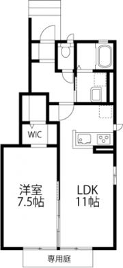 サンハイムAの間取り画像
