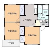 ライフコア萩Cの間取り画像