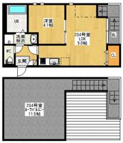 Grandtic天神川Ⅱ(仮称Grandtic 矢賀Ⅱ)の間取り画像
