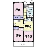 ライジングパレスの間取り画像