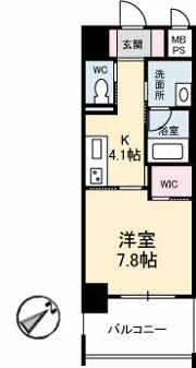 ヴィラシオン段原南の間取り画像