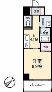 ヴィラシオン段原南の間取り画像