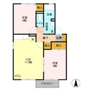 ファミールハイツ Bの間取り画像