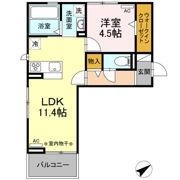 ハピネスコートⅡの間取り画像