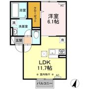 アイフレンド北川原 Bの間取り画像