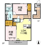 ブラウニー如意申の間取り画像