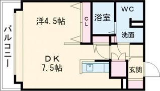 アルファコート平岸2条の間取り画像