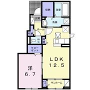 ザ グランデ 松ケ枝館Aの間取り画像