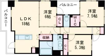 ヴィレラ辛島の間取り画像