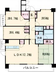 ディナスカーラ北山の間取り画像