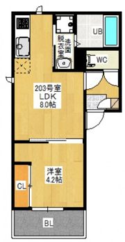 Regalest Cocon Kogo （ココン 庚午）の間取り画像