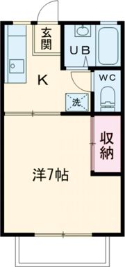 ハイツカデット Bの間取り画像