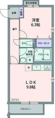 祇園山ヒルズの間取り画像