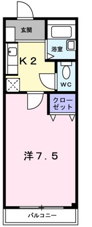 ビタミンテラス枝吉の間取り画像