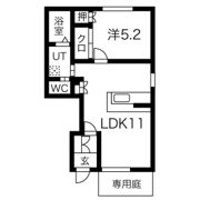 サフラン Bの間取り画像
