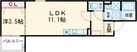 F＋style浜寺石津町西1号館の間取り画像