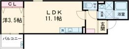 F＋style浜寺石津町西1号館の間取り画像