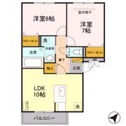 モンソレーユ Aの間取り画像