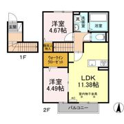 オハナの間取り画像