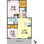 コンフィデンスS.Sの間取り画像