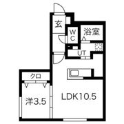 Seleccao南郷(セレソン南郷)の間取り画像