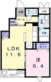 エスペランサ白鷺の間取り画像
