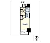 プレサンス桜通ベルノの間取り画像