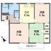 フレグランス新居 B棟の間取り画像