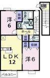 アビタシオンⅡの間取り画像