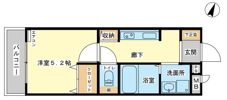 ハイツ中浜の間取り画像