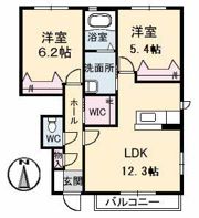 サンソリエスの間取り画像
